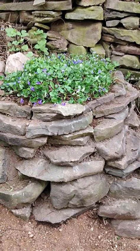 Maybe you would like to learn more about one of these? Rock Retaining Wall Flower Planter - There's a stone wall ...