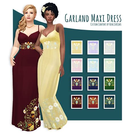 Sims 4 Prom Dress Maxis Match