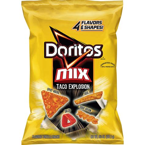 Doritos Mix Taco Explosion Flavored Tortilla Snacks 925 Oz