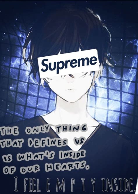 Bad Supreme Edit Supreme Supremeanime Animeboy Animesup