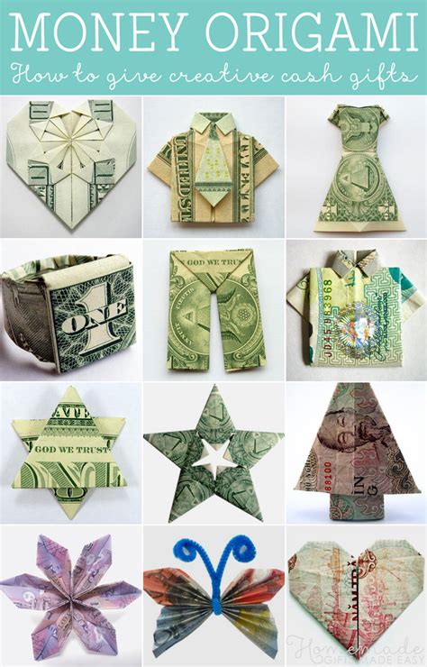 Glue a tree to the front of a blank card lay the money flat on a surface, fold it in half diagonally to make a crease, then unfold it. How to fold Money Origami, or Dollar-Bill Origami