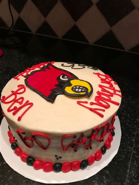 Louisville Cardinals Cake Cake Decorating Cake Desserts