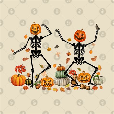 Spooky Dancing Skeletons Dancing Skeletons Halloween Vibes Happy