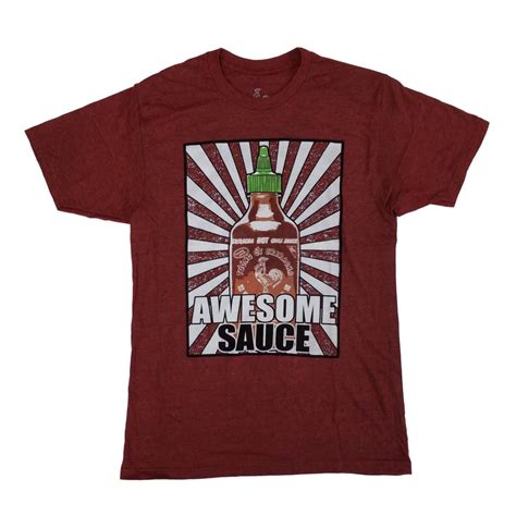 Tuong Ot Sriracha Mens Awesome Sauce Hot Chilli Sauce T Shirt Walmart Com