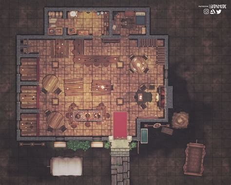 Dungeons And Dragons Game Dungeons And Dragons Homebrew Tavern Decor Maps Aesthetic Fantasy