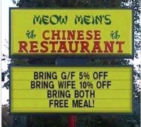 Pin By Tera Smith On Food Joints Funny Chinese Funny Funny Signs