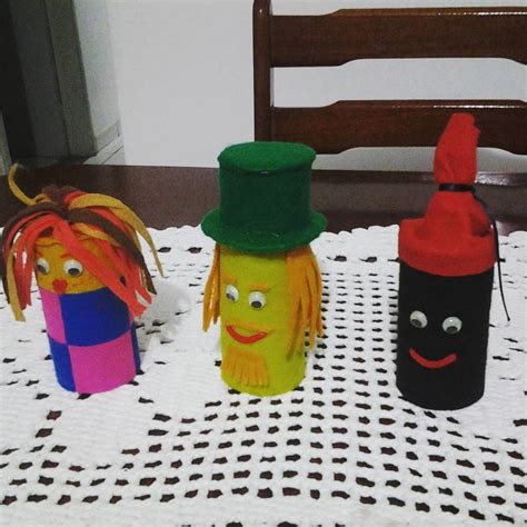 Personagens Do Folclore Brasileiro Com Material Reciclado