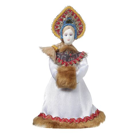 Russian Handmade Porcelain Traditional Folk Costume Doll Etsy