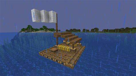 I Posted A Small Raft Yesterday Heres An Upgrade I Added Some Of