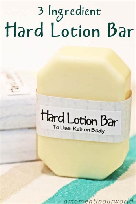 3 Ingredient Hard Lotion Bars Simple Living Creative Learning