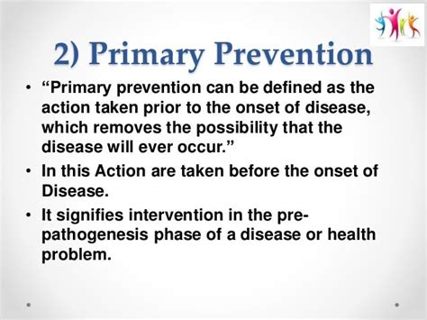 Levels Of Prevention