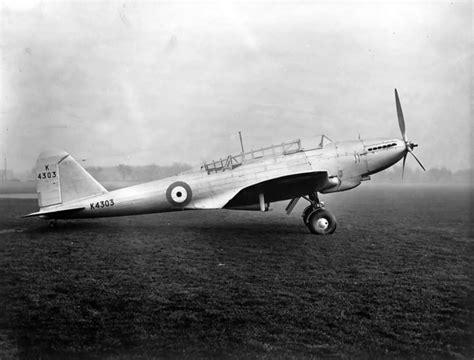 Fairey Battle Prototype K4303 World War Photos