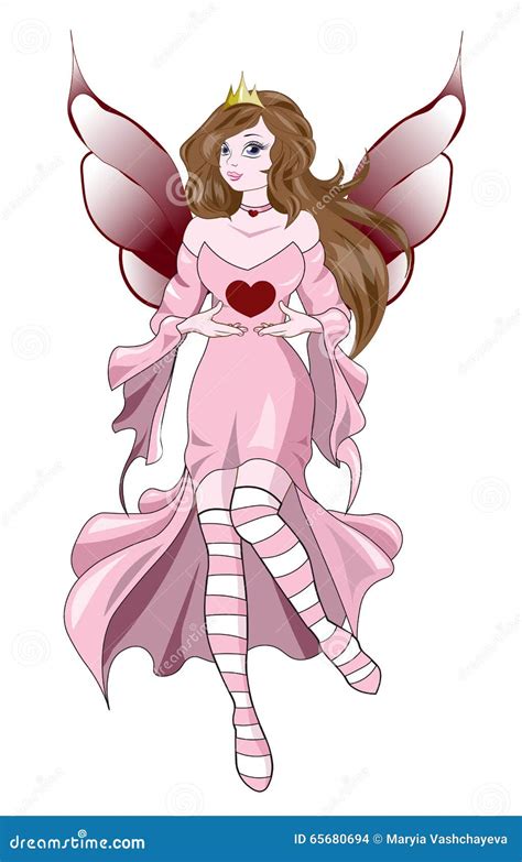 Fairy Valentines Stock Vector Illustration Of Dream 65680694