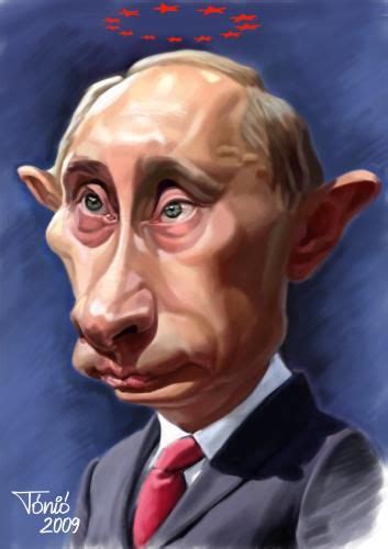Vladimir Putin By Tonio Politics Cartoon Political Caricature