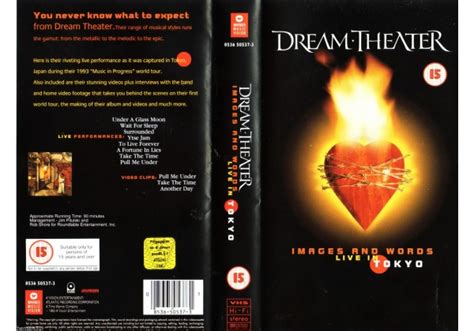 Dream Theater Images And Words Live In Tokyo 1993 On Warner Music