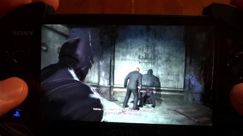 Ps Vita Batman Arkham Origins 446 Cfw Remote Play Youtube