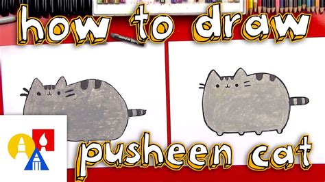 How To Draw The Pusheen Cat Youtube