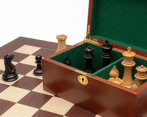The 1849 Original Staunton Ebony And Palisander Luxury Chess Set With