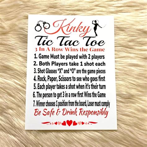 Games Kinky Tic Tac Toe Board 1 Shoot Glasses And Rules Poshmark