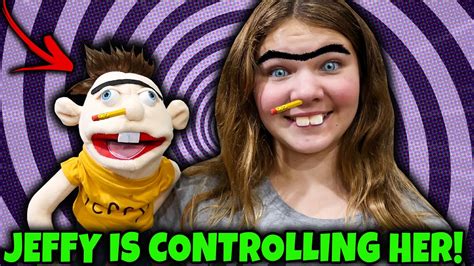 Jeffy Is Controlling Her Jeffy The Puppet In Real Life Youtube