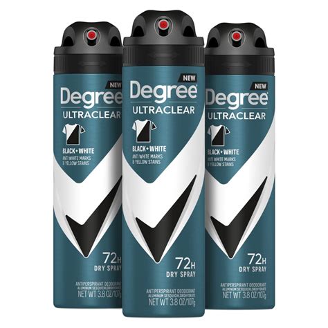 Degree Men Antiperspirant Deodorant Dry Spray Black