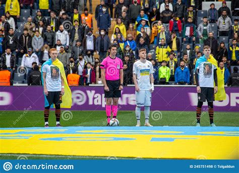 Fenerbahce And Shakhtar Donetsk Football Teams Were In A Friendly Match