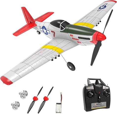 Top Race Remote Control Airplane Rc Plane 4 Channel Ready To Fly Rc