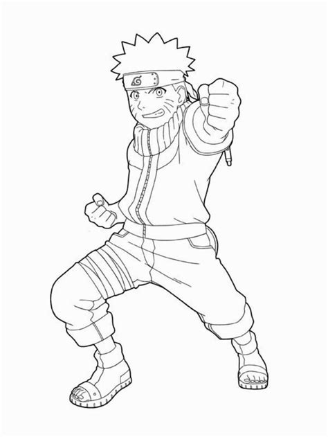 Naruto Coloring Page  Coloriage naruto, Coloriage garçon, Coloriage