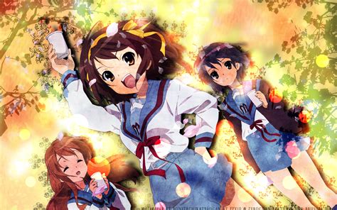 Anime The Melancholy Of Haruhi Suzumiya Hd Wallpaper By Ito Noizi
