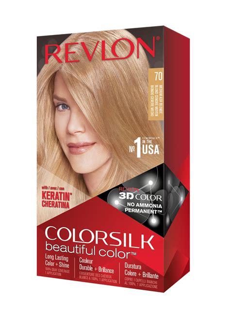 Revlon Colorsilk Permanent Hair Color Medium Ash Blonde 707a Buy