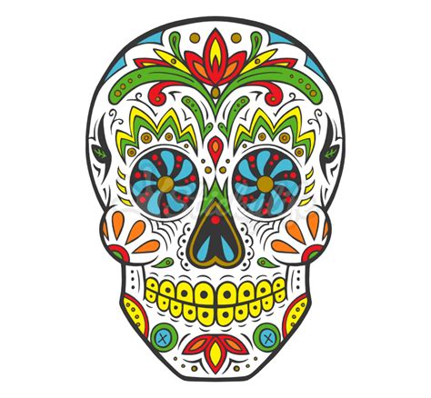 Dia De Los Muertos Skull Png - Free Template PPT Premium Download 2020 png image