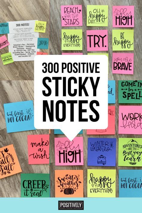9 Positive Affirmation Post It Initiative Ideas In 2021 Sticky Notes