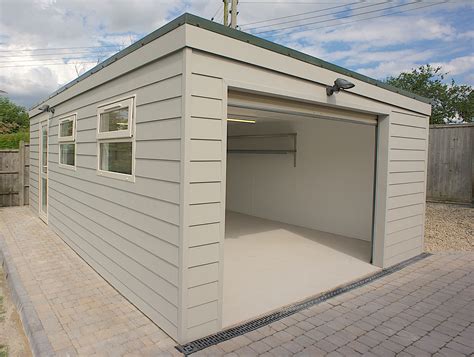 Garageworkshop With Woodplank Finish In Hardwick White From Farrow And