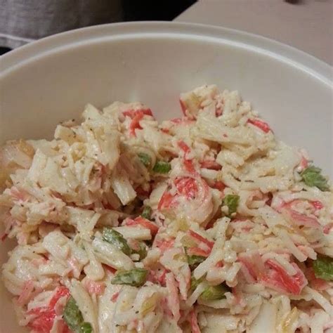 Sometimes called crab stick or simply krab, this ambiguous food item doesn't even try to disguise that it isn't the real thing. Mr. Crab's Salad Recipe with imitation crab meat, butter, black pepper, parsley, mayonnaise, old ...