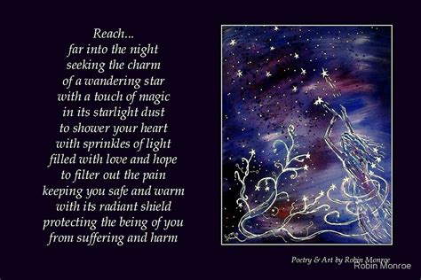Reach For The Stars Poetry In Art By Robin Monroe Redbubble