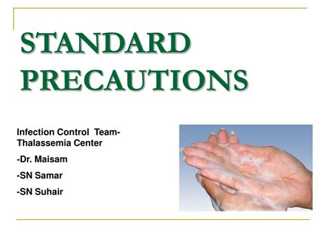 Ppt Standard Precautions Powerpoint Presentation Free Download Id