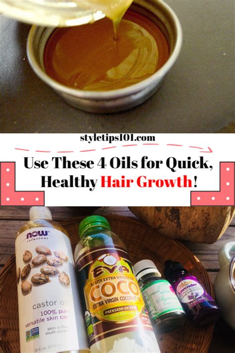 Hair Growth Oil Recipe For Thick Full Hair