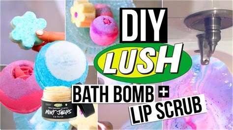 Diy Lush Bath Bombs Lip Scrub Tara Michelle Youtube