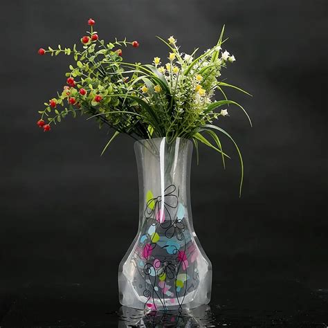 Latest Style Popular Durable Promotion Foldable Pvc Vase Buy Plastic