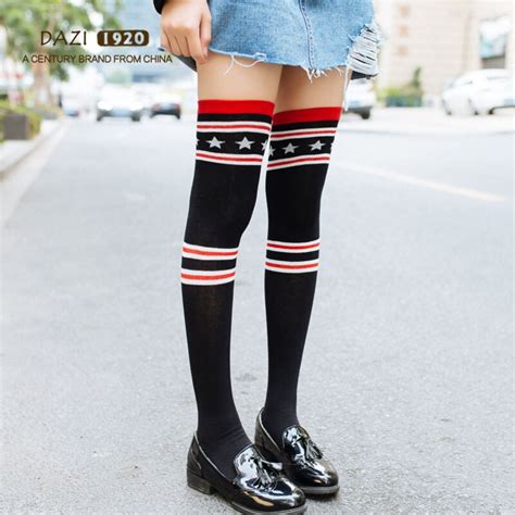 2018 New Spring Autumn Fashion Japanese High Stockings Women Over Knee