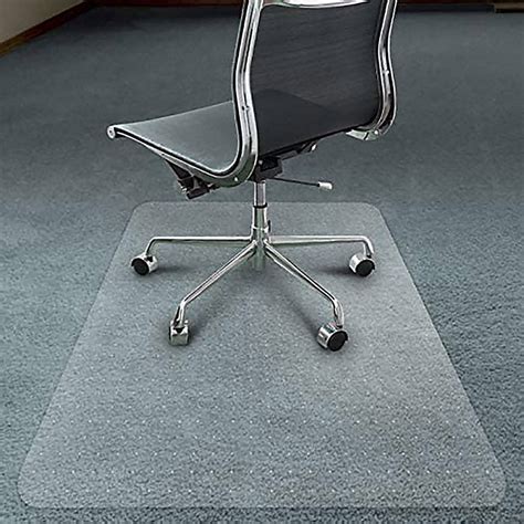 Pvc Office Floor Protector Unrolled Chair Mat Suitable For Low Pile