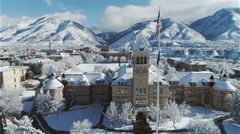 Utah State University Campus In Winter Youtube