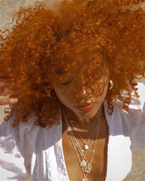 July 17th Ginger Hair Color Natural Hair Styles Dyed Curly Hair