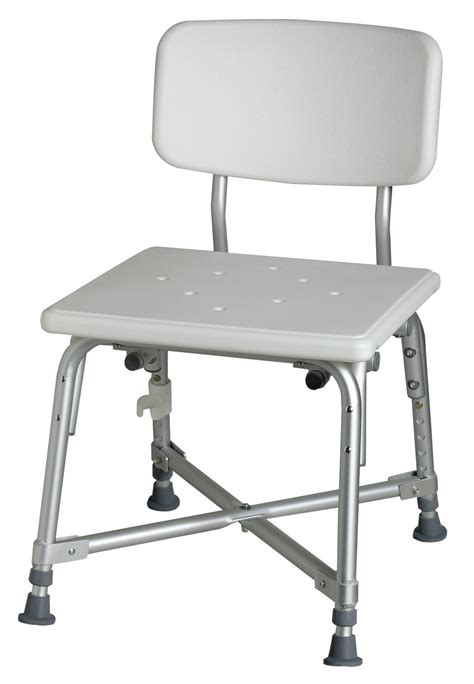 Shower chair with back by vive 2. Bariatric Aluminum Bath Bench with Back - Careway Wellness ...