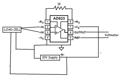 Electronic Amplification Of Load Cell Signal With Ad623 Ic Valuable