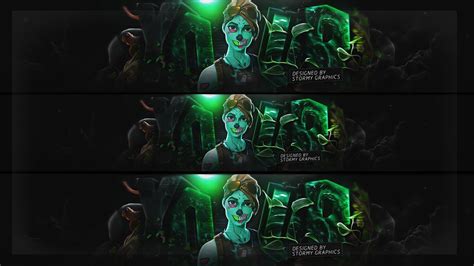 Free Fortnite Ghoul Trooper Giveaway Banner Template Youtube