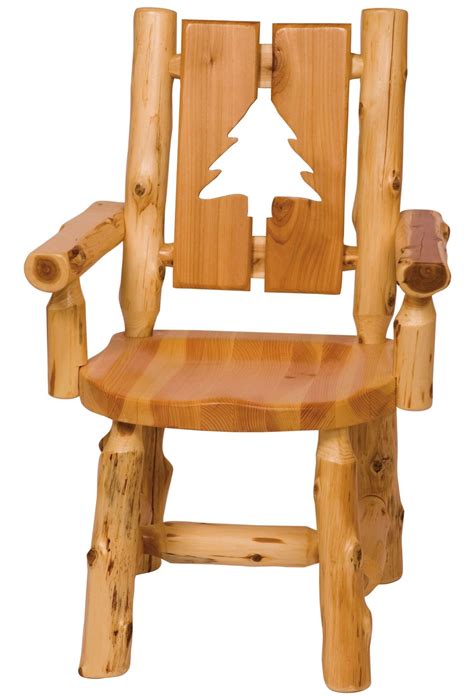 Scott jarvie made the clutch chair out of 10,000 drinking straws after a microscopic observation of the structural composition of trees and the directional properties of capillary tubes. you can view more pictures at the link. Cedar Cut-Out Pine Tree Log Arm Chair from Fireside Lodge ...