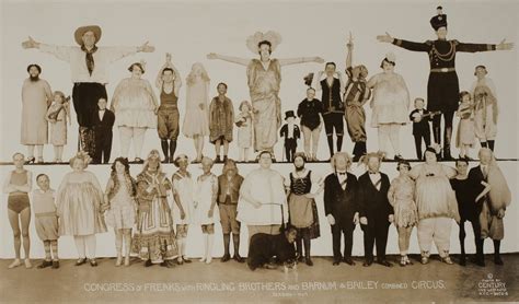 Congress Of Freaks With Ringling Brothers And Barnum And Bailey Combined Circus Season 1927