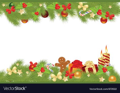 Birthday card decoration ideas creative handmade birthday card ideas 10 best images of basic. Christmas card background with decorations Vector Image