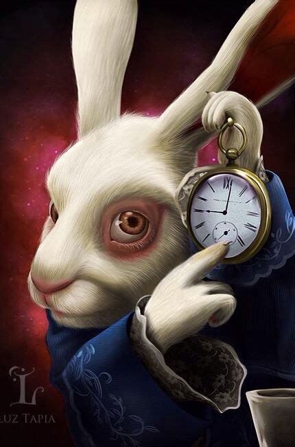 Alice In Wonderland White Rabbit Clock Tattoo